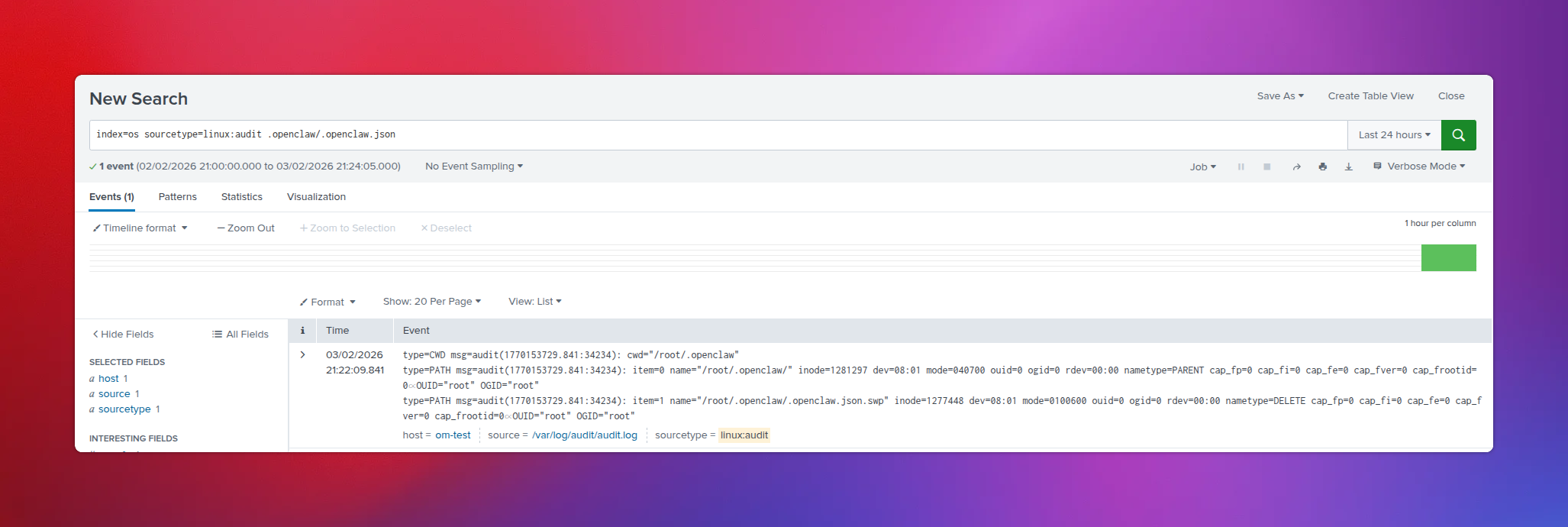 Openclaw FileSystem Artifacts